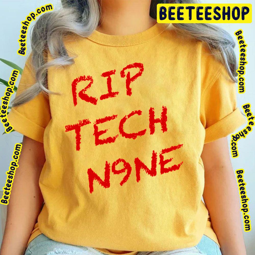 Red Text Rip Tech Nine Trending Unisex T-Shirt Red Text Rip Tech Nine Trending Unisex T-Shirt