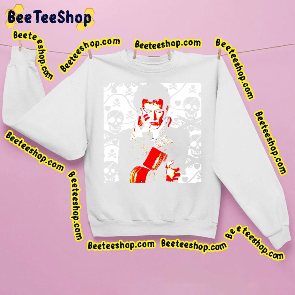 Red White Art Adam Ant Trending Unisex Sweatshirt Red White Art Adam Ant Trending Unisex Sweatshirt