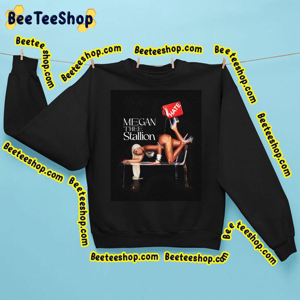 Retro Art Hate Megan Thee Stallion Trending Unisex Sweatshirt Retro Art Hate Megan Thee Stallion Trending Unisex Sweatshirt