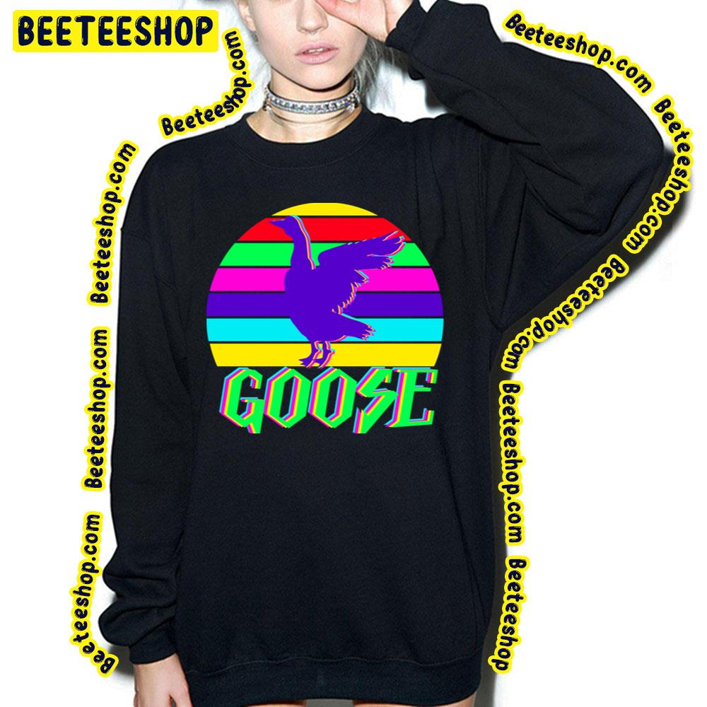 Retro Art Style Neon Goose Trending Unisex T-Shirt Retro Art Style Neon Goose Trending Unisex T-Shirt