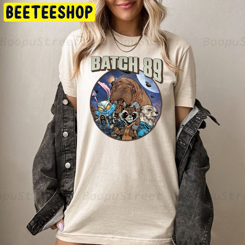 Retro Batch 89 Rocket And Friends Lylla Teefs Floor Trending Unisex T-Shirt Retro Batch 89 Rocket And Friends Lylla Teefs Floor Trending Unisex T-Shirt