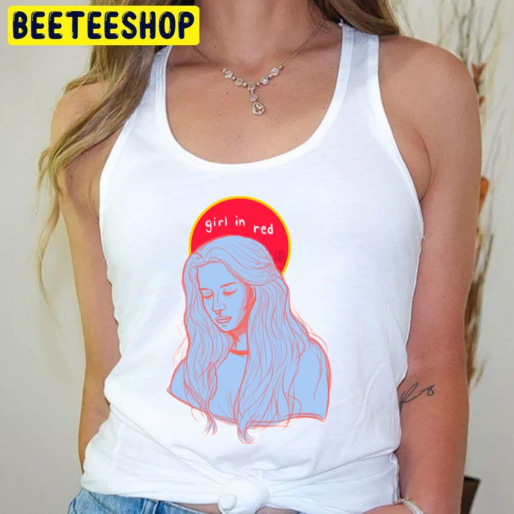 Retro Design Girl In Red Trending Unisex T-Shirt Retro Design Girl In Red Trending Unisex T-Shirt