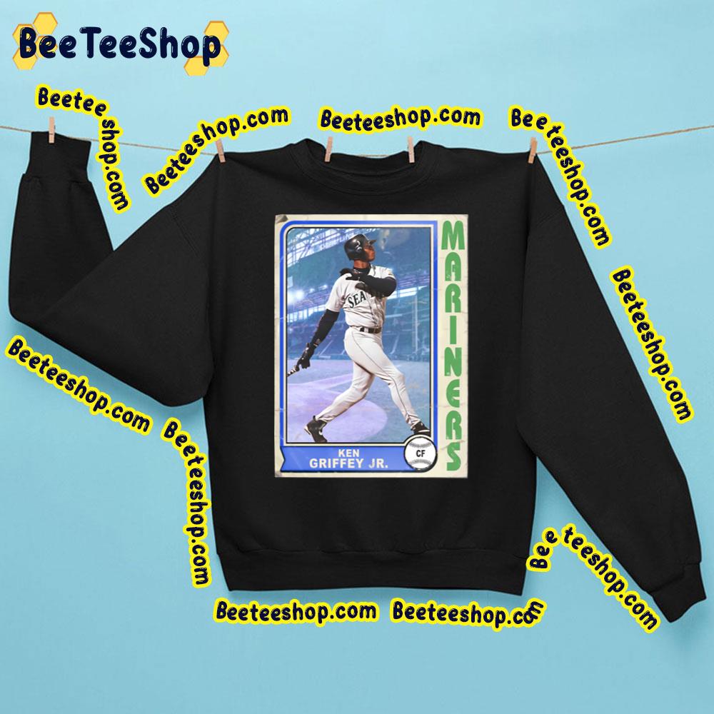 Retro Ken Griffey Jr Baseball Card Baseball Trending Unisex Sweatshirt Retro Ken Griffey Jr Baseball Card Baseball Trending Unisex Sweatshirt