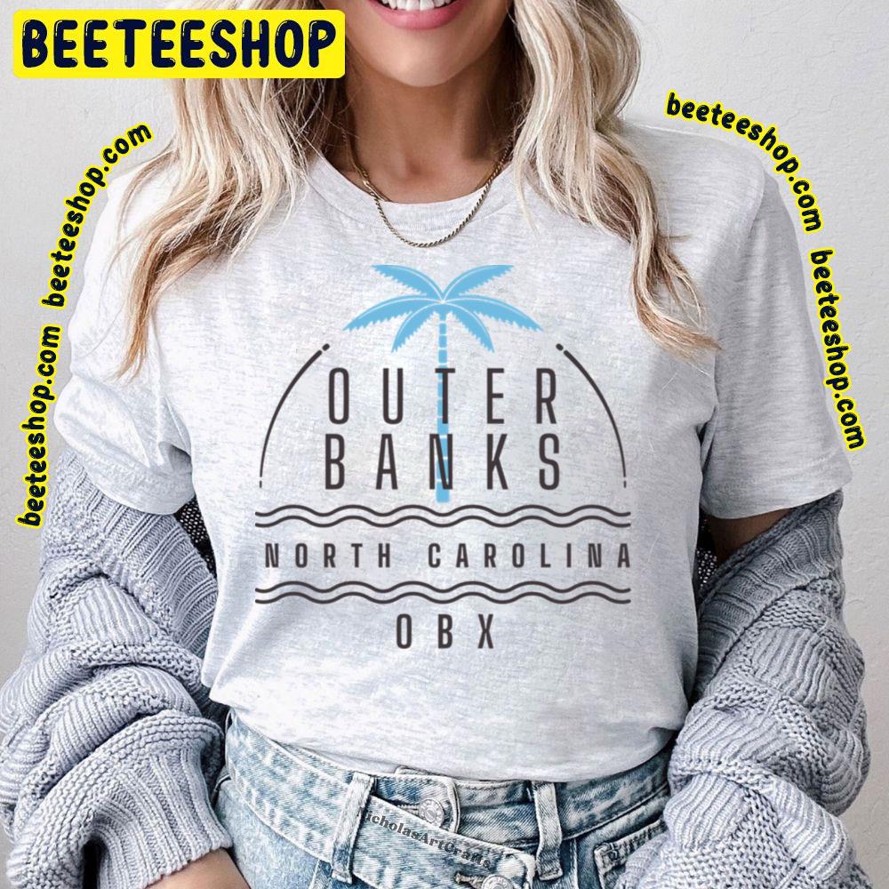 Retro Outer Banks Palm Tree Trending Unisex T-Shirt Retro Outer Banks Palm Tree Trending Unisex T-Shirt