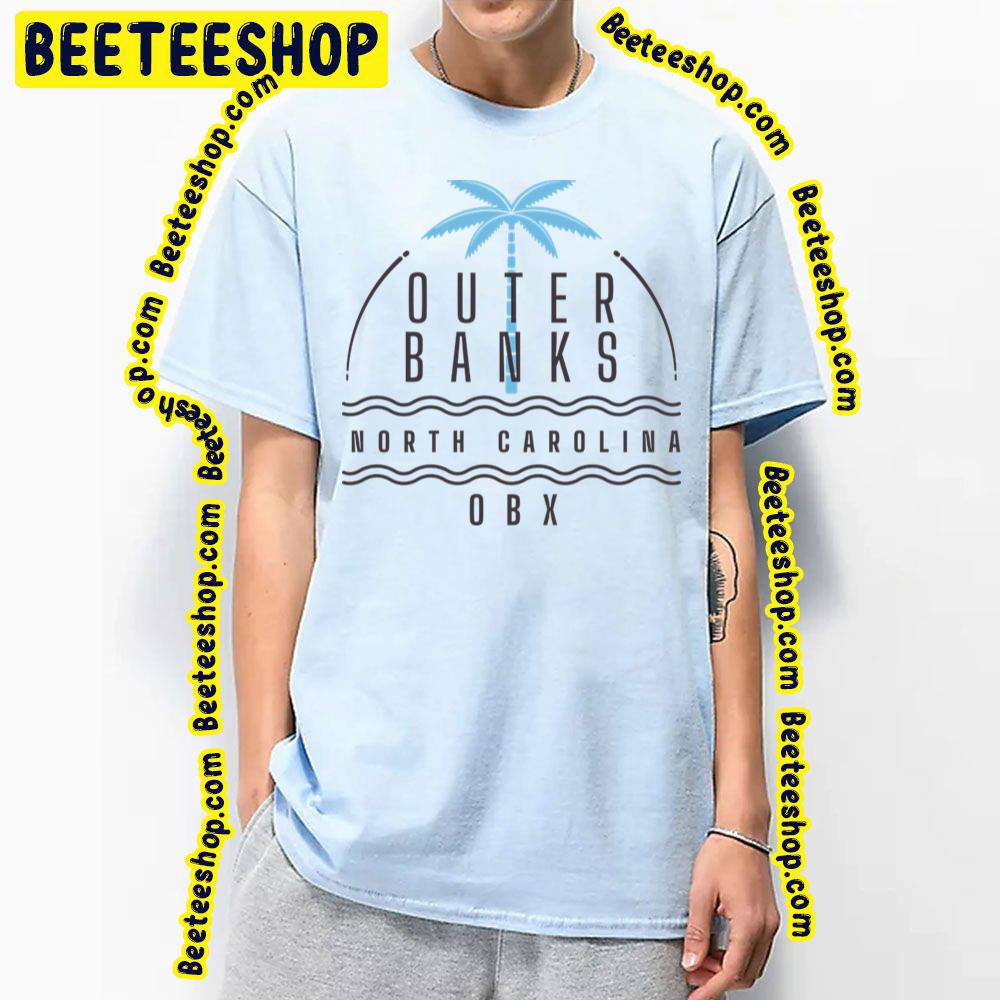 Retro Outer Banks Palm Tree Trending Unisex T-Shirt Retro Outer Banks Palm Tree Trending Unisex T-Shirt