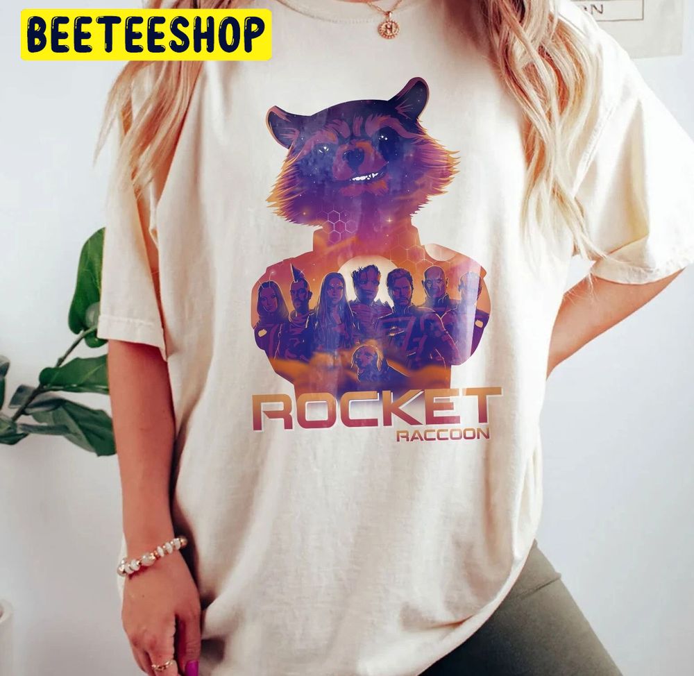 Rocket Raccoon Guardians Of The Galaxy Vol3 Trending Unisex T-Shirt Rocket Raccoon Guardians Of The Galaxy Vol3 Trending Unisex T-Shirt