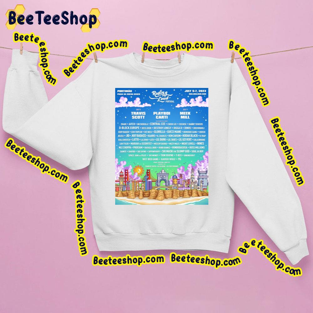 Rolling Loud Portugal July 2023 Trending Unisex Sweatshirt Rolling Loud Portugal July 2023 Trending Unisex Sweatshirt