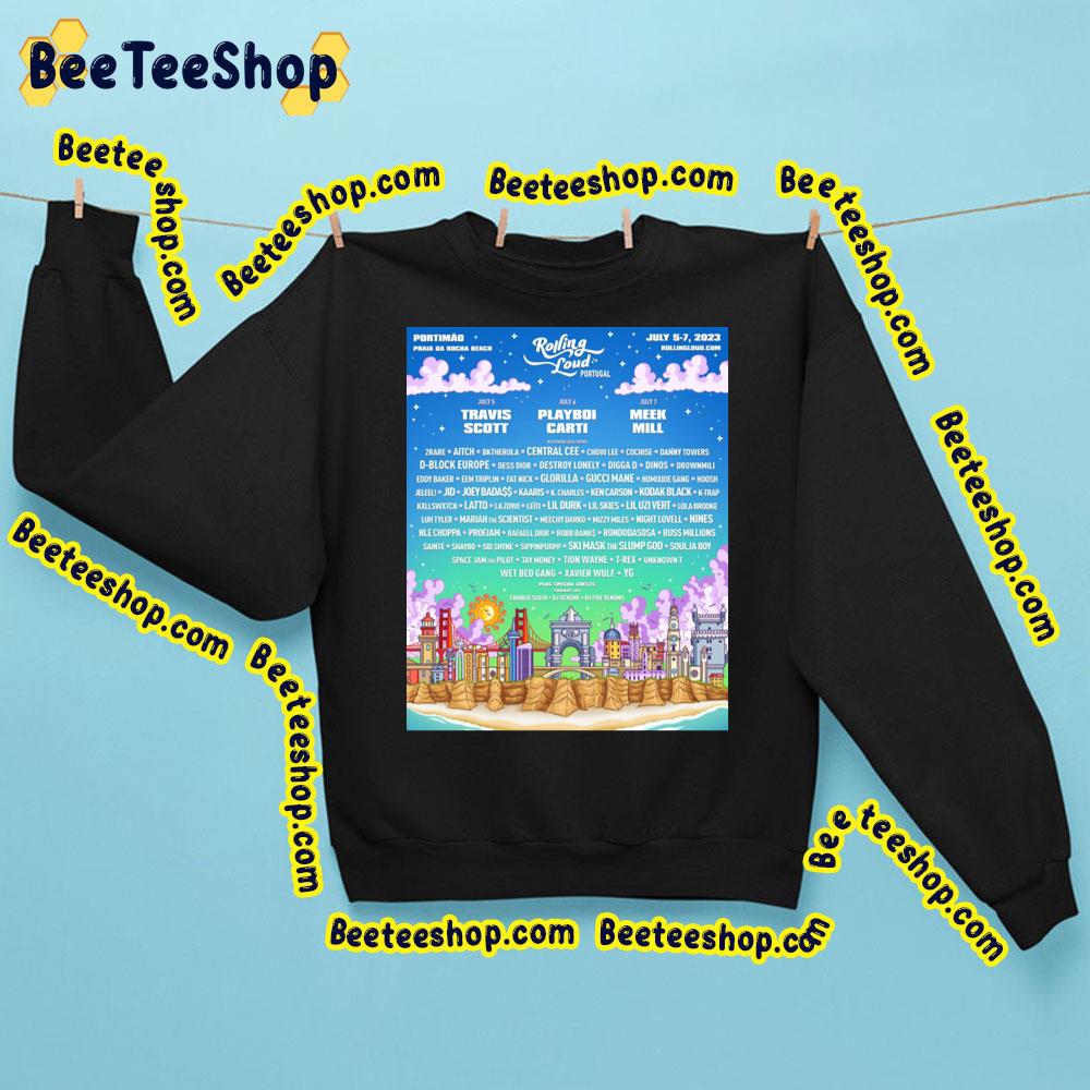 Rolling Loud Portugal July 2023 Trending Unisex Sweatshirt Rolling Loud Portugal July 2023 Trending Unisex Sweatshirt