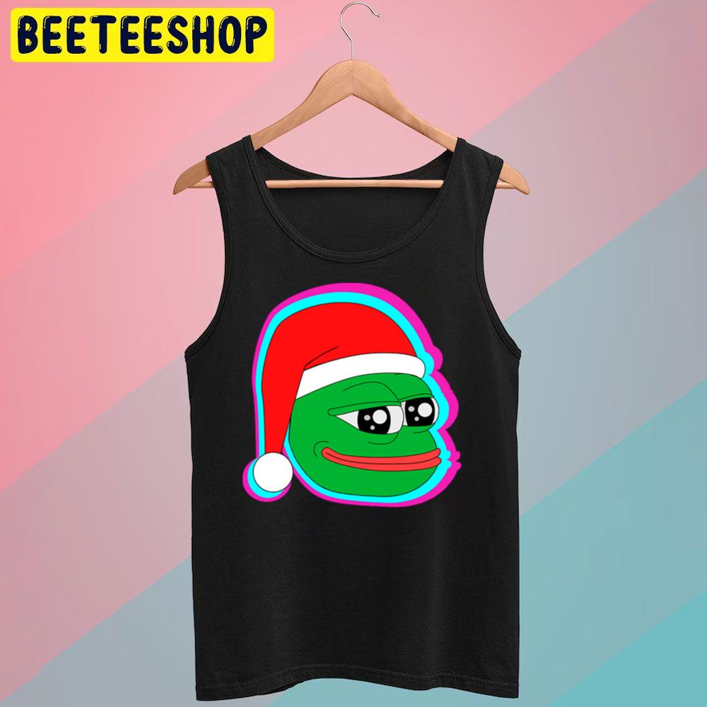 Santa Pepe The Frog Christmas Trending Unisex T-Shirt Santa Pepe The Frog Christmas Trending Unisex T-Shirt