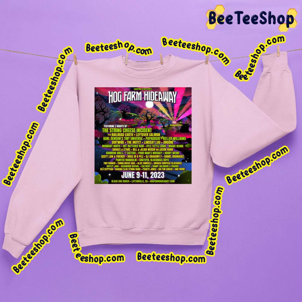 Shooting Star Events Hog Farm Hideaway June 2023 Trending Unisex Sweatshirt Shooting Star Events Hog Farm Hideaway June 2023 Trending Unisex Sweatshirt
