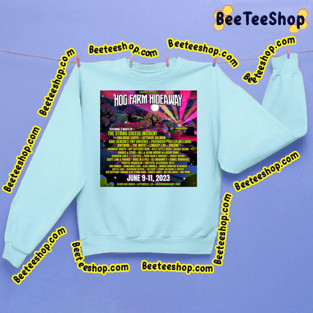 Shooting Star Events Hog Farm Hideaway June 2023 Trending Unisex Sweatshirt Shooting Star Events Hog Farm Hideaway June 2023 Trending Unisex Sweatshirt