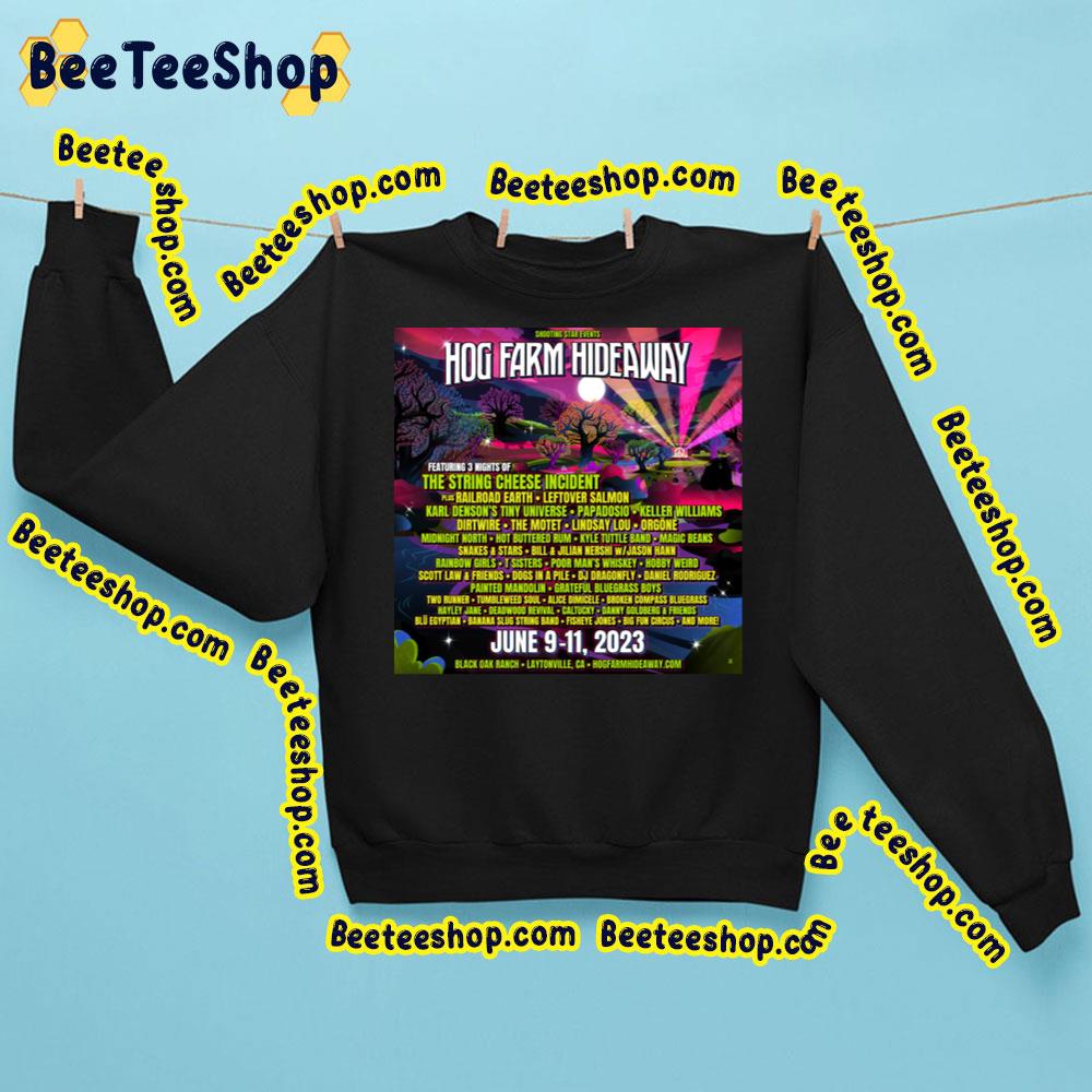 Shooting Star Events Hog Farm Hideaway June 2023 Trending Unisex Sweatshirt Shooting Star Events Hog Farm Hideaway June 2023 Trending Unisex Sweatshirt