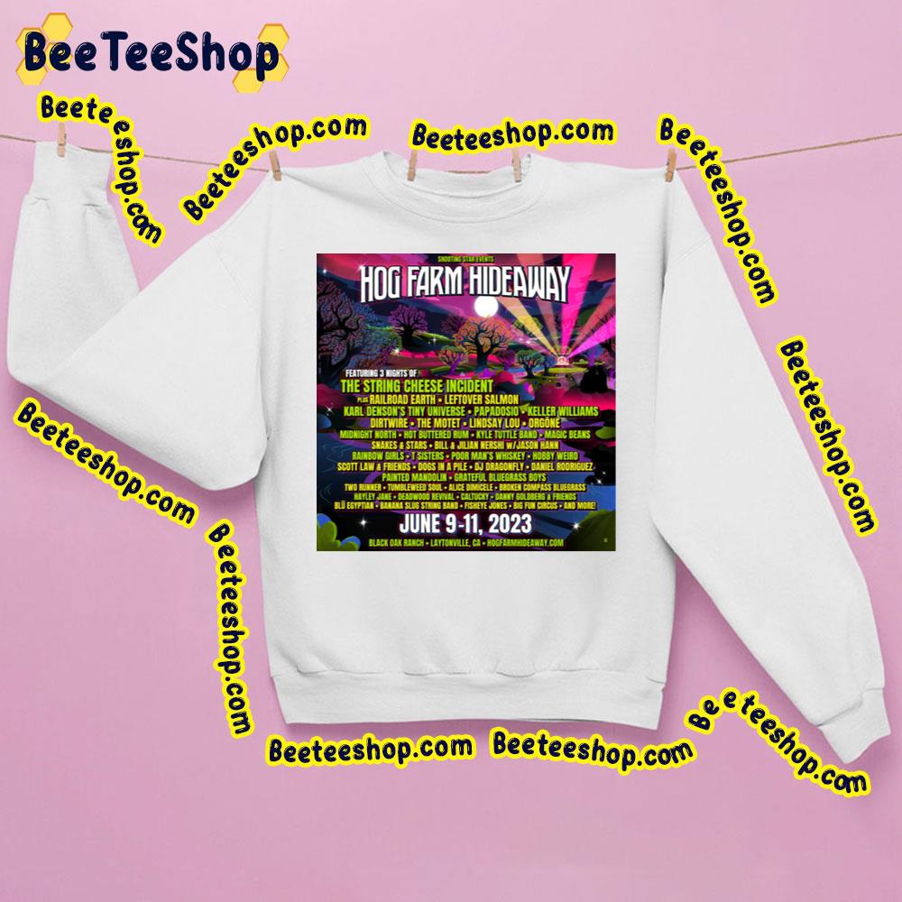 Shooting Star Events Hog Farm Hideaway June 2023 Trending Unisex Sweatshirt Shooting Star Events Hog Farm Hideaway June 2023 Trending Unisex Sweatshirt