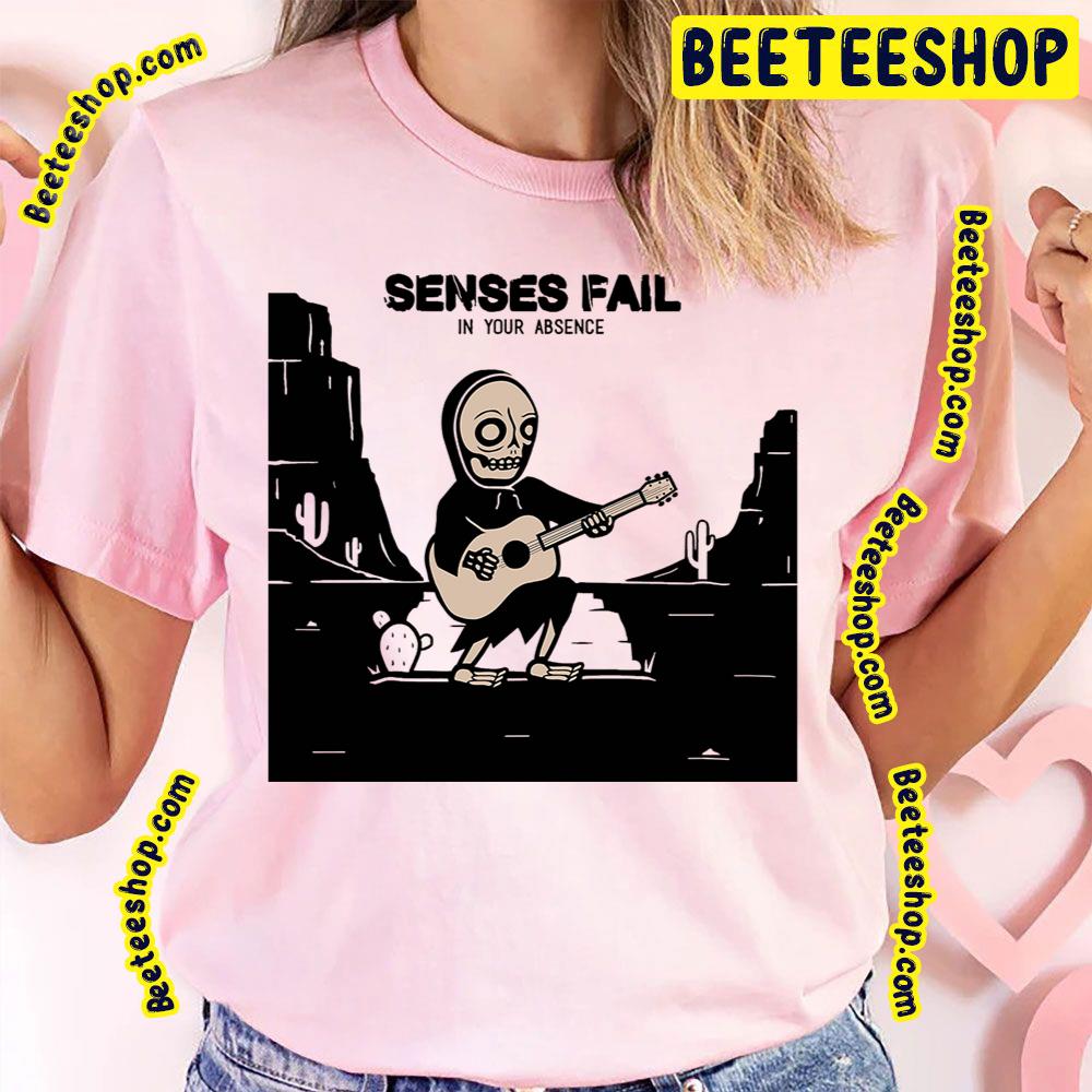 Skeleton Guitar Desert Senses Fail In Your Ansence Trending Unisex T-Shirt Skeleton Guitar Desert Senses Fail In Your Ansence Trending Unisex T-Shirt