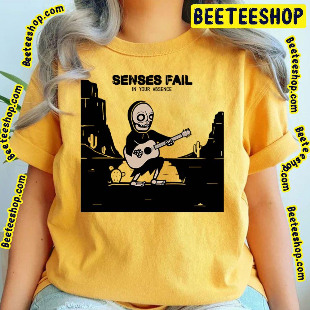 Skeleton Guitar Desert Senses Fail In Your Ansence Trending Unisex T-Shirt Skeleton Guitar Desert Senses Fail In Your Ansence Trending Unisex T-Shirt