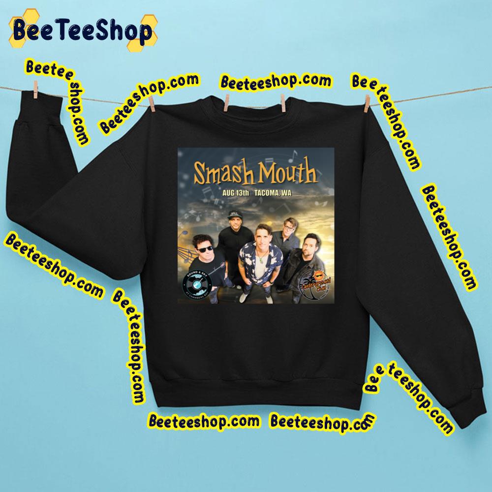 Smash Mouth Aug 13th Tacoma Wa 2023 Trending Unisex Sweatshirt Smash Mouth Aug 13th Tacoma Wa 2023 Trending Unisex Sweatshirt