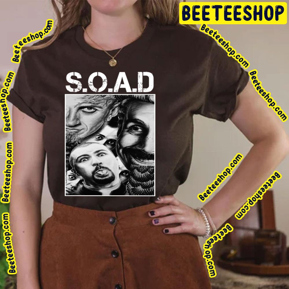 Soad Black Art Funny People System Of A Down Trending Unisex T-Shirt Soad Black Art Funny People System Of A Down Trending Unisex T-Shirt
