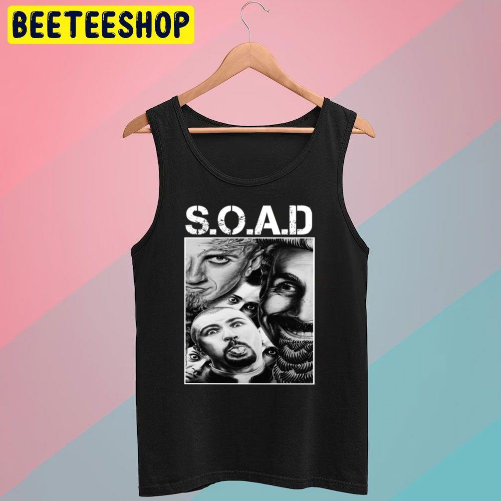 Soad Black Art Funny People System Of A Down Trending Unisex T-Shirt Soad Black Art Funny People System Of A Down Trending Unisex T-Shirt