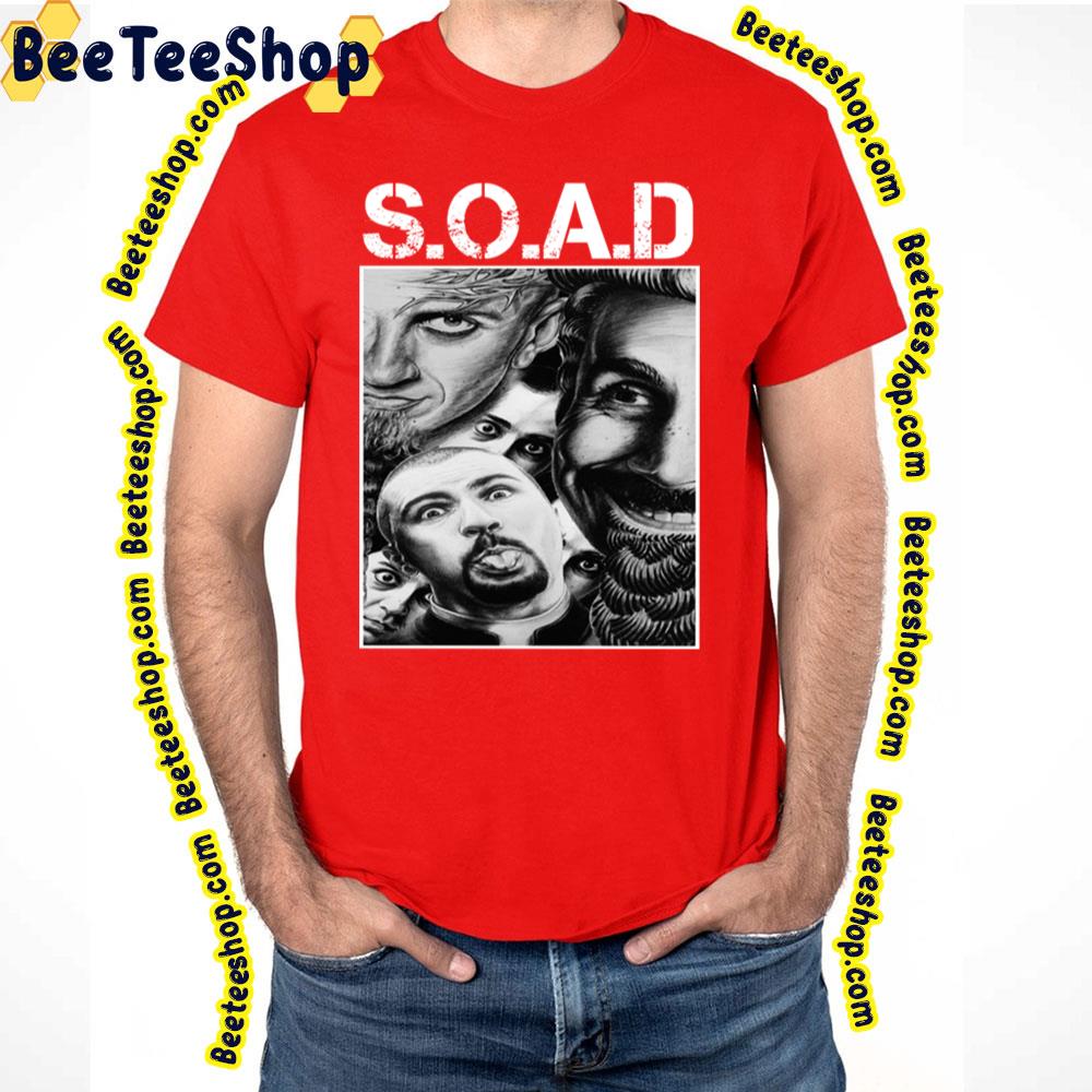 Soad Black Art Funny People System Of A Down Trending Unisex T-Shirt Soad Black Art Funny People System Of A Down Trending Unisex T-Shirt