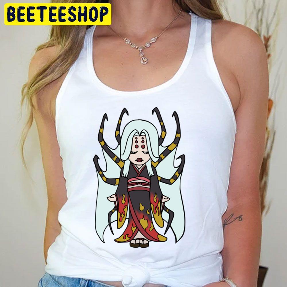 Spider Yokai Jorōgumo Playing Shamisen Chibi Monster Girls Series I Trending Unisex T-Shirt Spider Yokai Jorōgumo Playing Shamisen Chibi Monster Girls Series I Trending Unisex T-Shirt