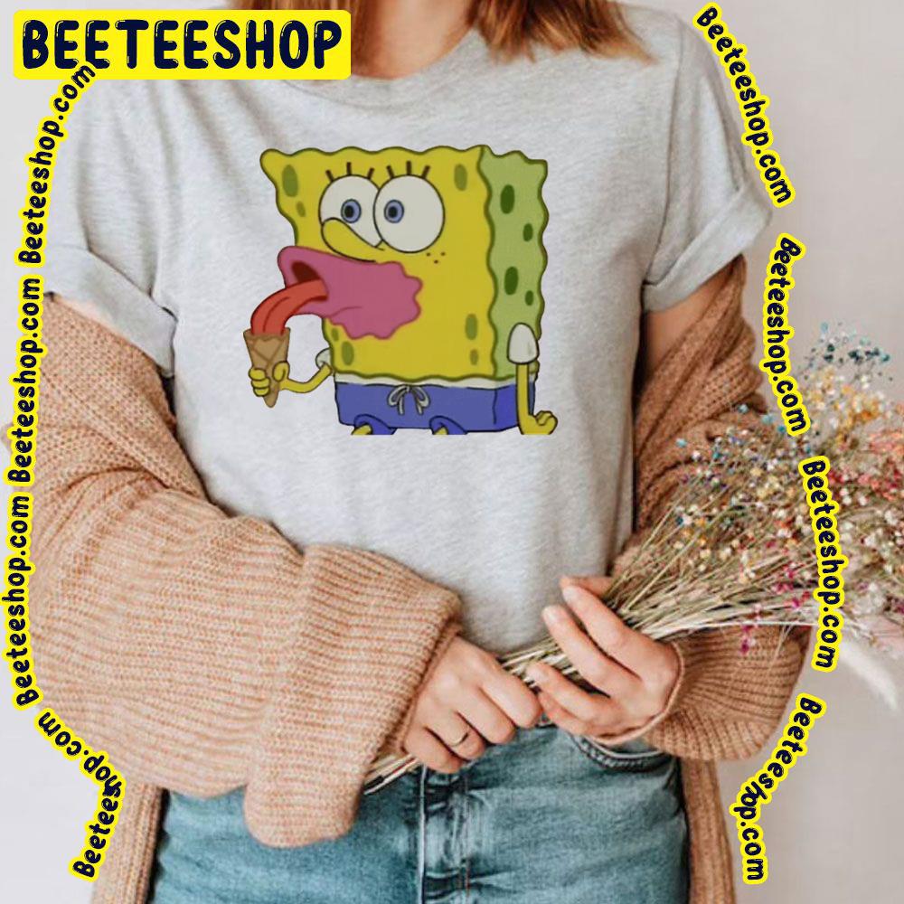 Spongebob Ice Cream Cone Trending Unisex T-Shirt Spongebob Ice Cream Cone Trending Unisex T-Shirt