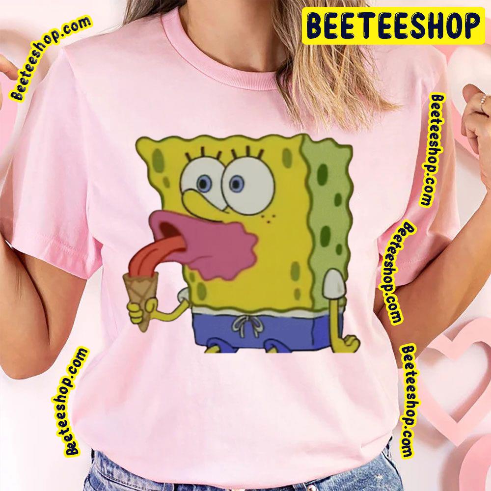 Spongebob Ice Cream Cone Trending Unisex T-Shirt Spongebob Ice Cream Cone Trending Unisex T-Shirt