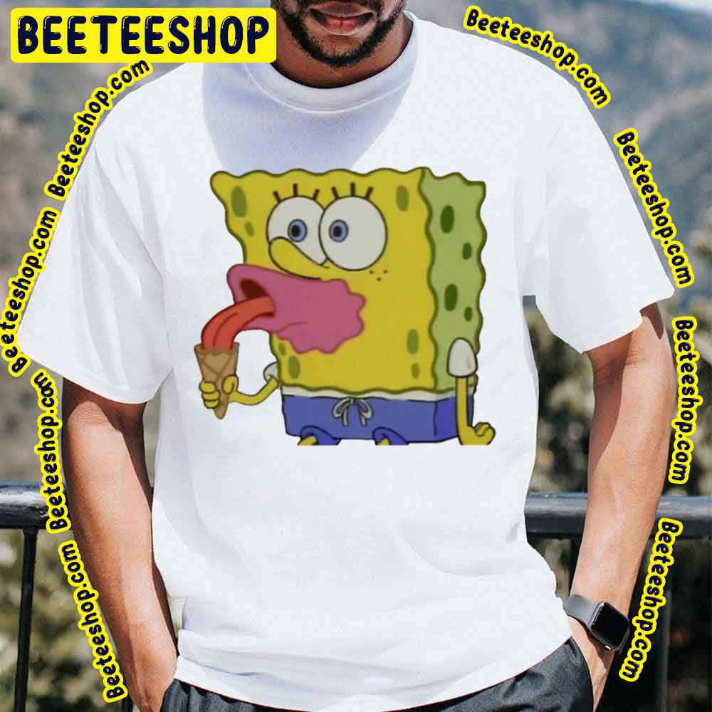 Spongebob Ice Cream Cone Trending Unisex T-Shirt Spongebob Ice Cream Cone Trending Unisex T-Shirt