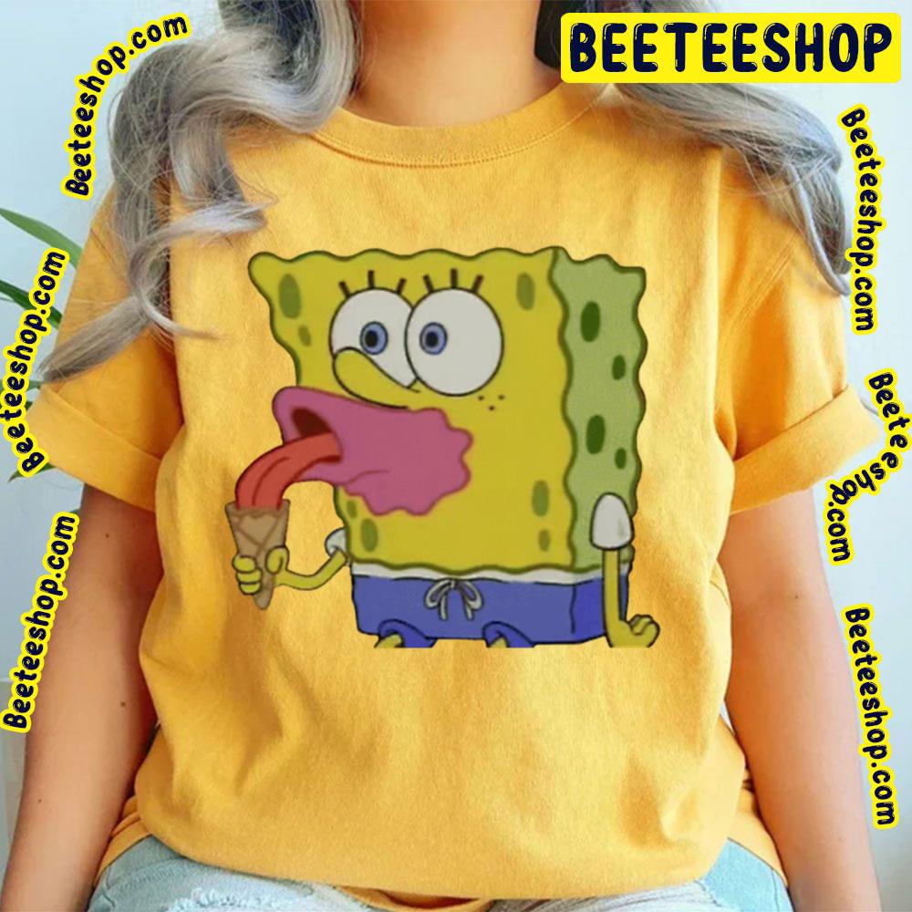 Spongebob Ice Cream Cone Trending Unisex T-Shirt Spongebob Ice Cream Cone Trending Unisex T-Shirt