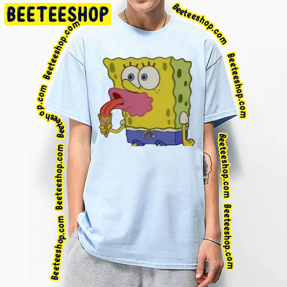 Spongebob Ice Cream Cone Trending Unisex T-Shirt Spongebob Ice Cream Cone Trending Unisex T-Shirt