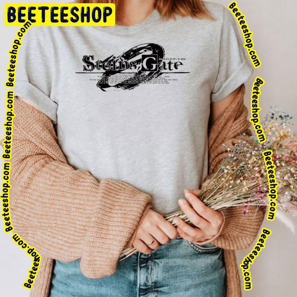Steins Gate Logo Trending Unisex T-Shirt Steins Gate Logo Trending Unisex T-Shirt