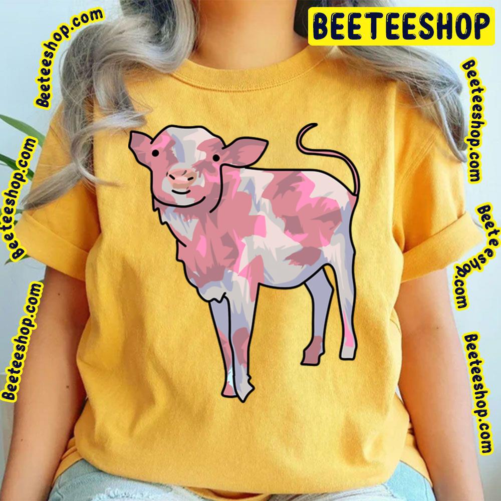 Straw Berry Pink Cow Trending Unisex T-Shirt Straw Berry Pink Cow Trending Unisex T-Shirt