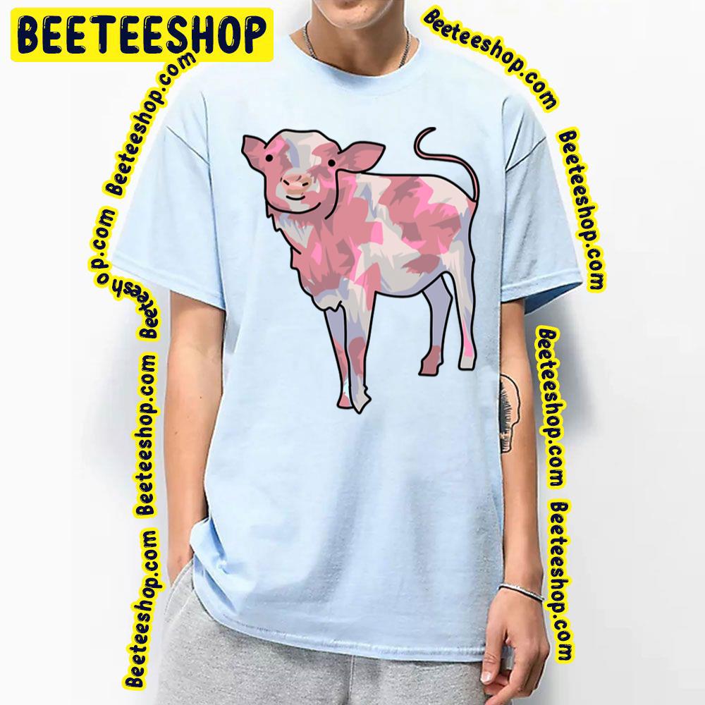 Straw Berry Pink Cow Trending Unisex T-Shirt Straw Berry Pink Cow Trending Unisex T-Shirt