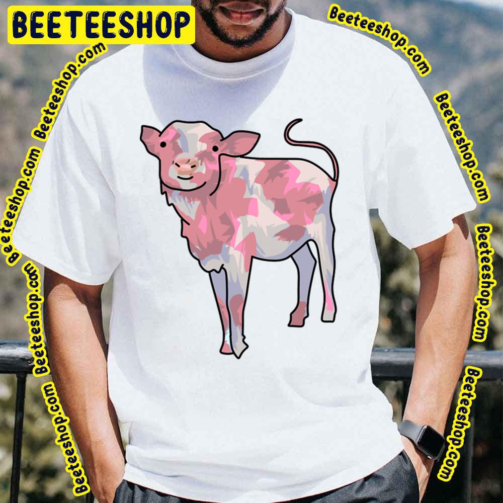 Straw Berry Pink Cow Trending Unisex T-Shirt Straw Berry Pink Cow Trending Unisex T-Shirt