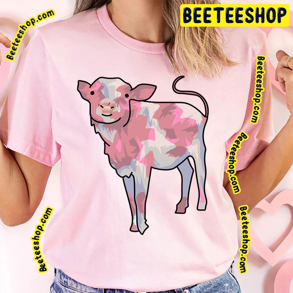 Straw Berry Pink Cow Trending Unisex T-Shirt Straw Berry Pink Cow Trending Unisex T-Shirt
