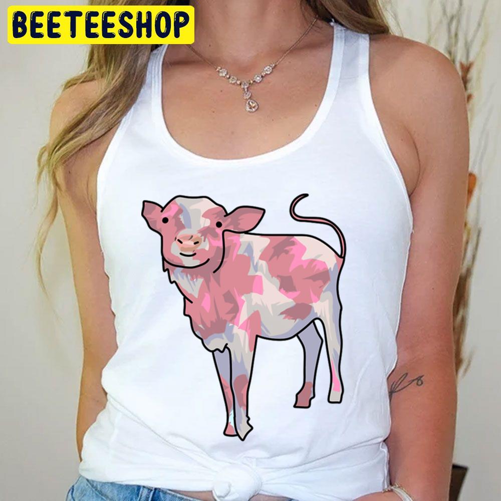 Straw Berry Pink Cow Trending Unisex T-Shirt Straw Berry Pink Cow Trending Unisex T-Shirt