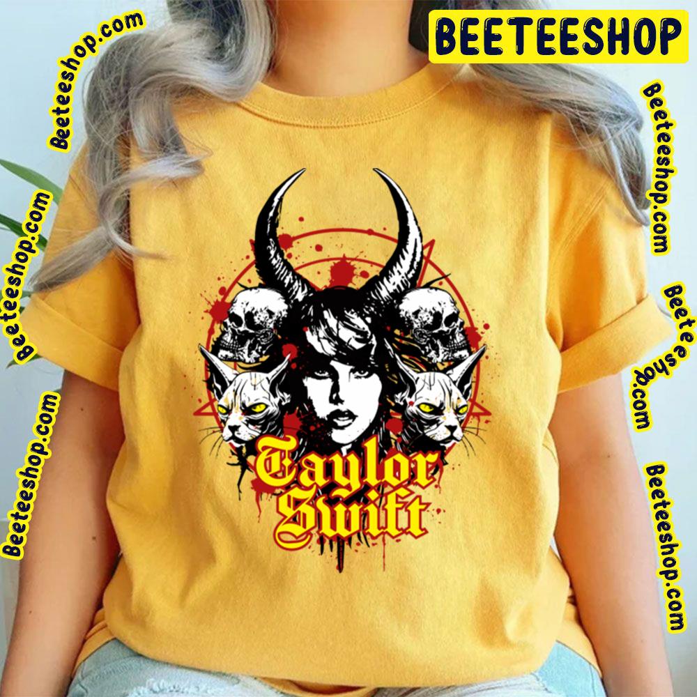 Taylor Swift Black Metal Trending Unisex T-Shirt Taylor Swift Black Metal Trending Unisex T-Shirt