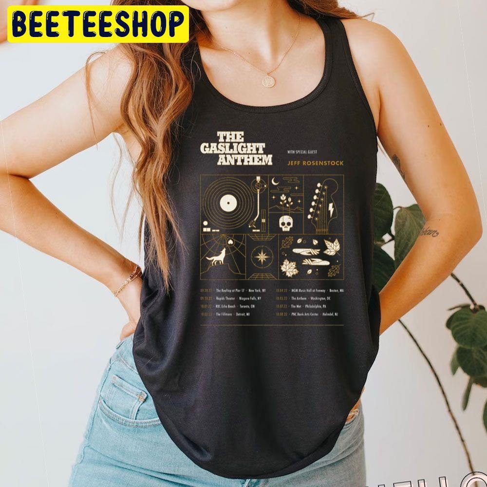 The Gaslight Anthem With Jeff Rosenstock 2022 Trending Unisex T-Shirt The Gaslight Anthem With Jeff Rosenstock 2022 Trending Unisex T-Shirt