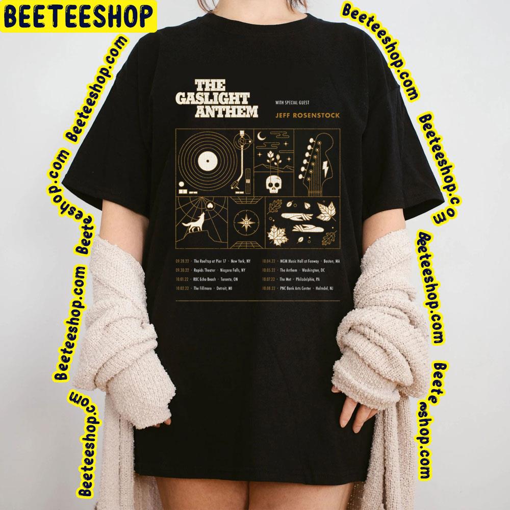 The Gaslight Anthem With Jeff Rosenstock 2022 Trending Unisex T-Shirt The Gaslight Anthem With Jeff Rosenstock 2022 Trending Unisex T-Shirt