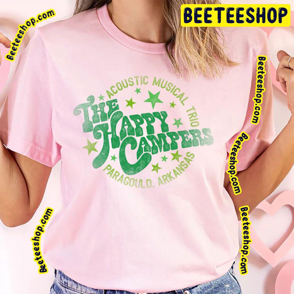 The Happy Campers Acoustic Musical Trio Trending Unisex T-Shirt The Happy Campers Acoustic Musical Trio Trending Unisex T-Shirt