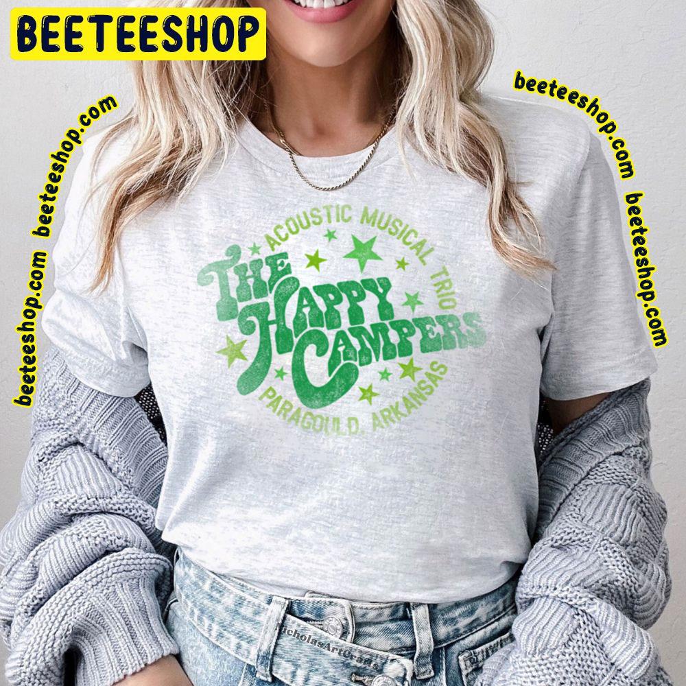 The Happy Campers Acoustic Musical Trio Trending Unisex T-Shirt The Happy Campers Acoustic Musical Trio Trending Unisex T-Shirt