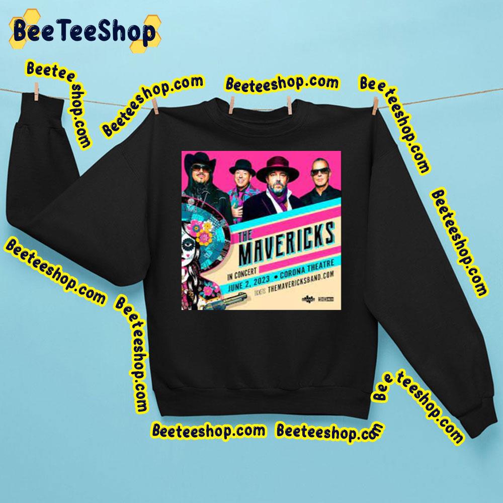 The Mavericks In Concert June 2023 Trending Unisex Sweatshirt The Mavericks In Concert June 2023 Trending Unisex Sweatshirt