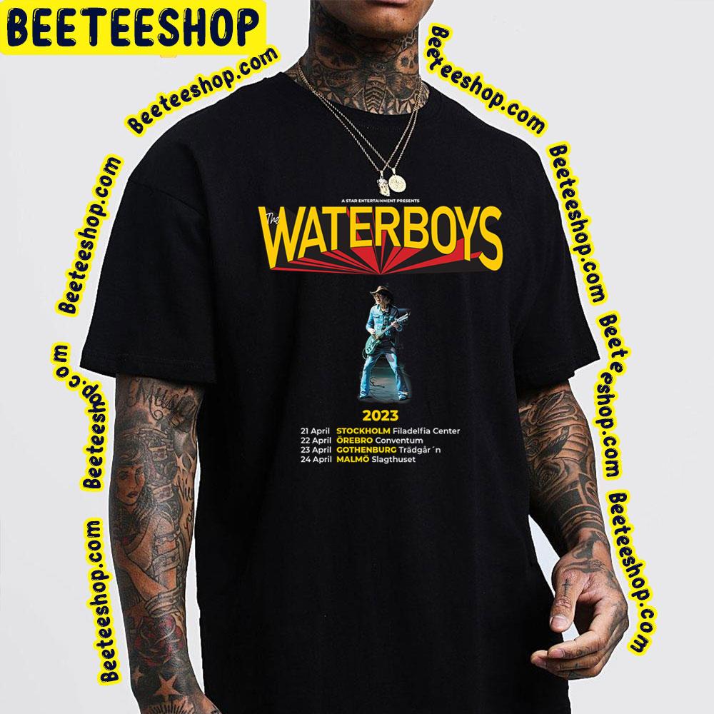 The Waterboys 2023 April Trending Unisex T-Shirt The Waterboys 2023 April Trending Unisex T-Shirt