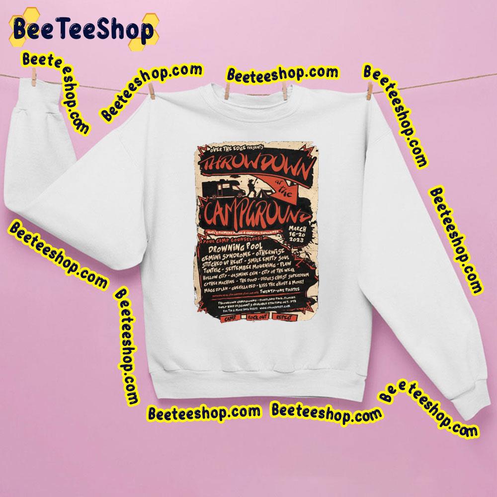 Throwndown At The Camparound 2023 Trending Unisex Sweatshirt Throwndown At The Camparound 2023 Trending Unisex Sweatshirt