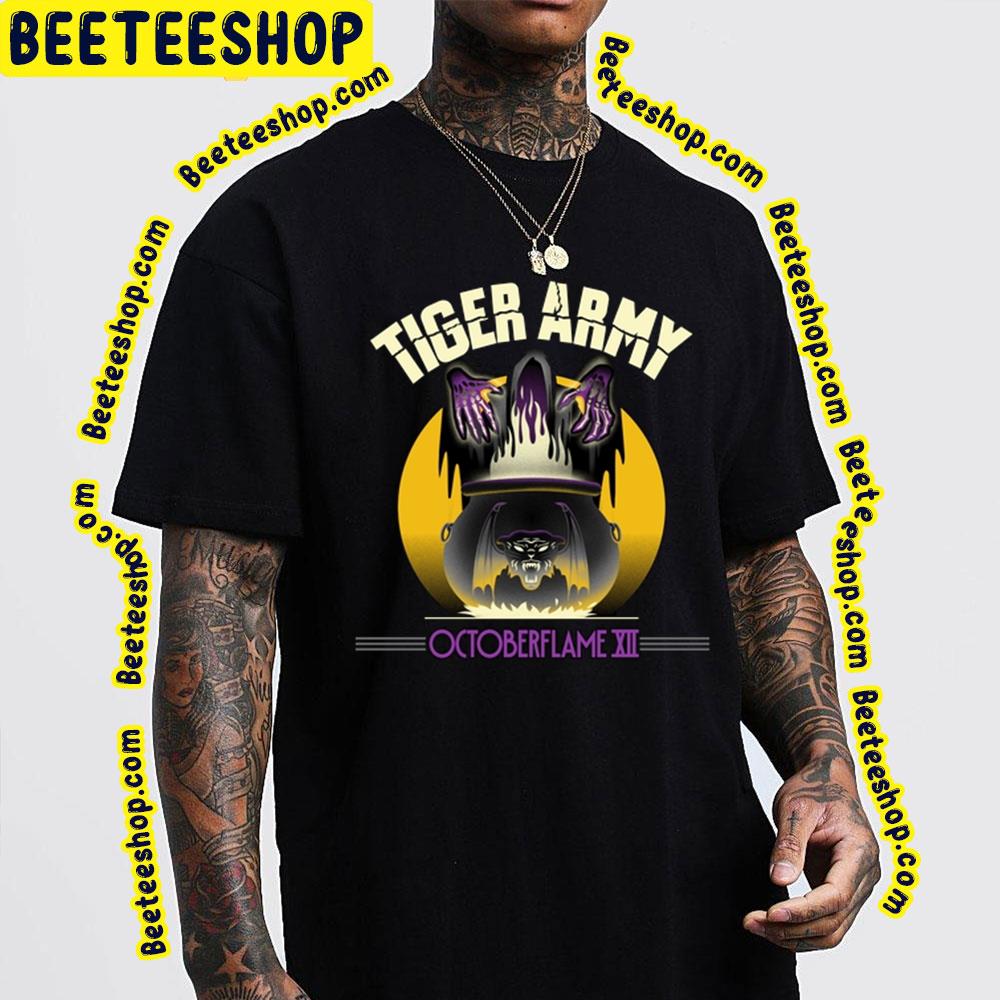 Tiger Army Ocotberflame Xii Trending Unisex T-Shirt Tiger Army Ocotberflame Xii Trending Unisex T-Shirt