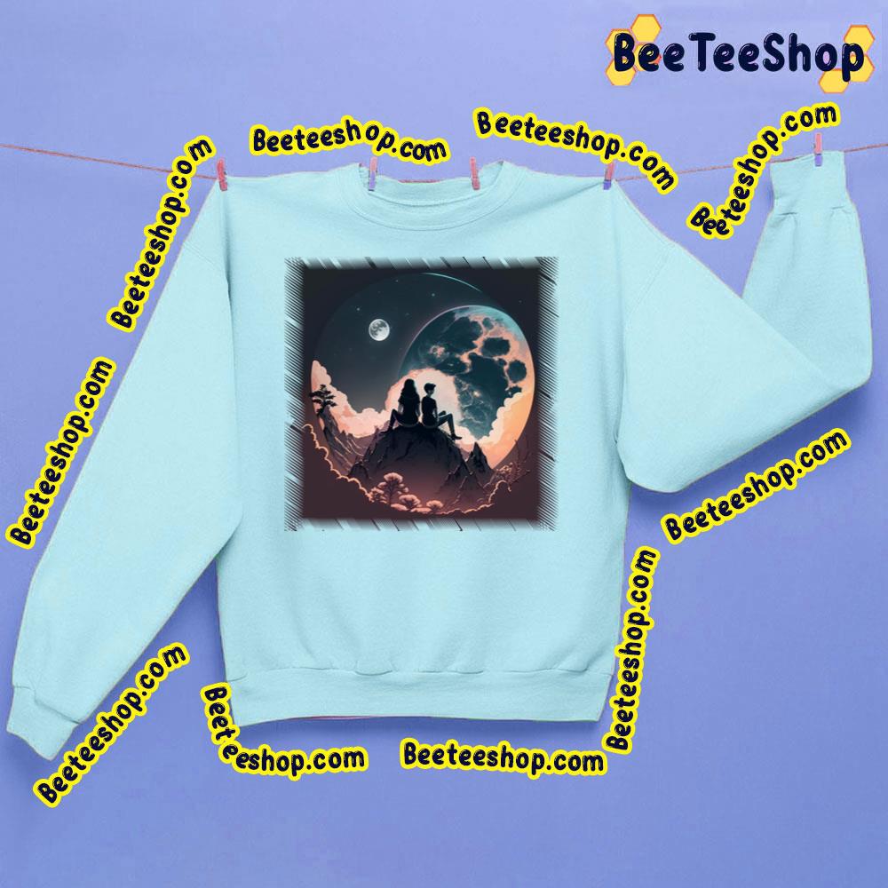 Under Big Moon Trending Unisex Sweatshirt Under Big Moon Trending Unisex Sweatshirt