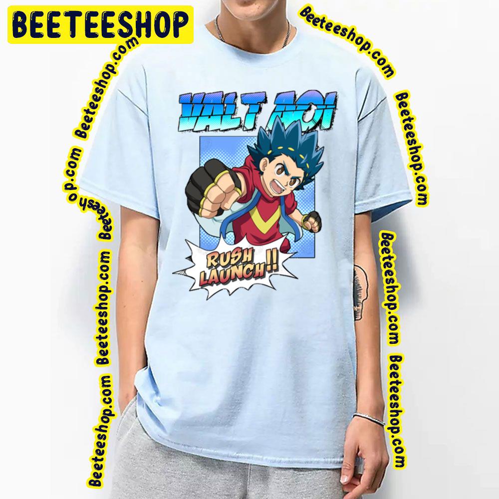 Valt Aoi Rush Launch Beyblade Trending Unisex T-Shirt Valt Aoi Rush Launch Beyblade Trending Unisex T-Shirt