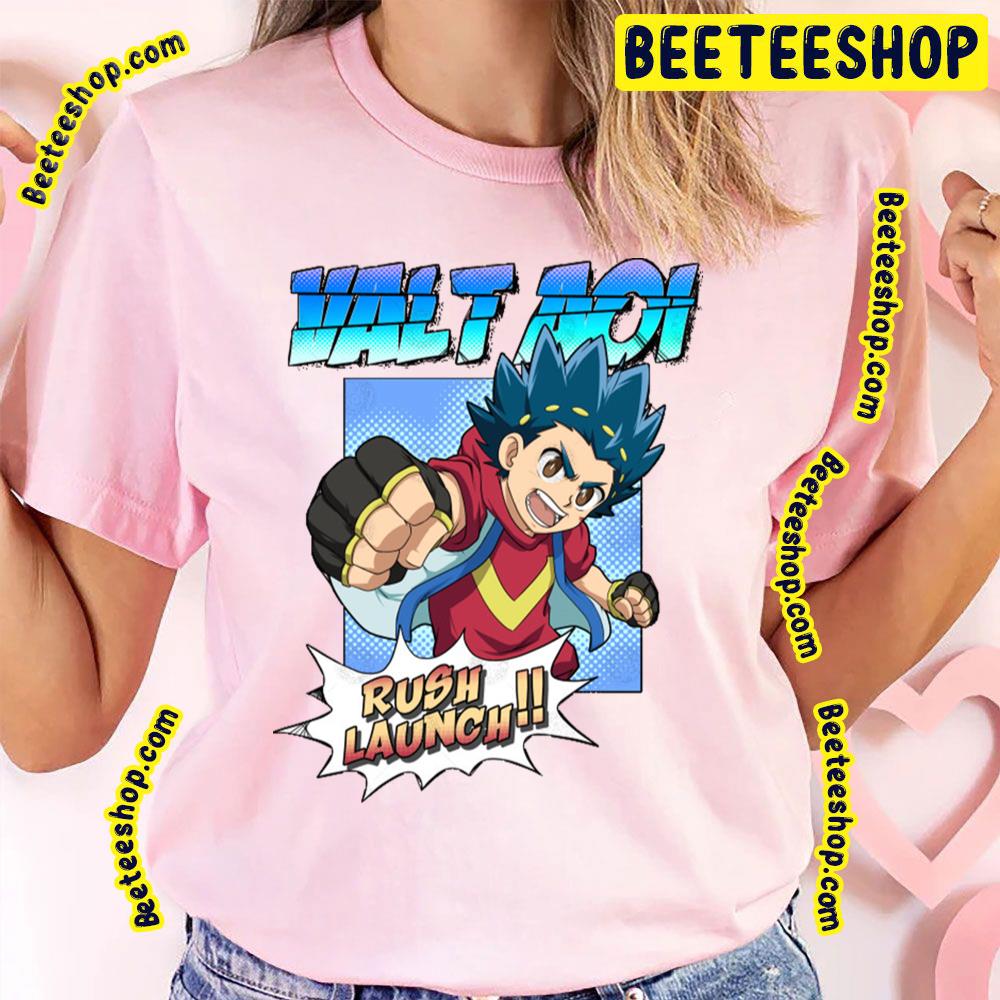 Valt Aoi Rush Launch Beyblade Trending Unisex T-Shirt Valt Aoi Rush Launch Beyblade Trending Unisex T-Shirt