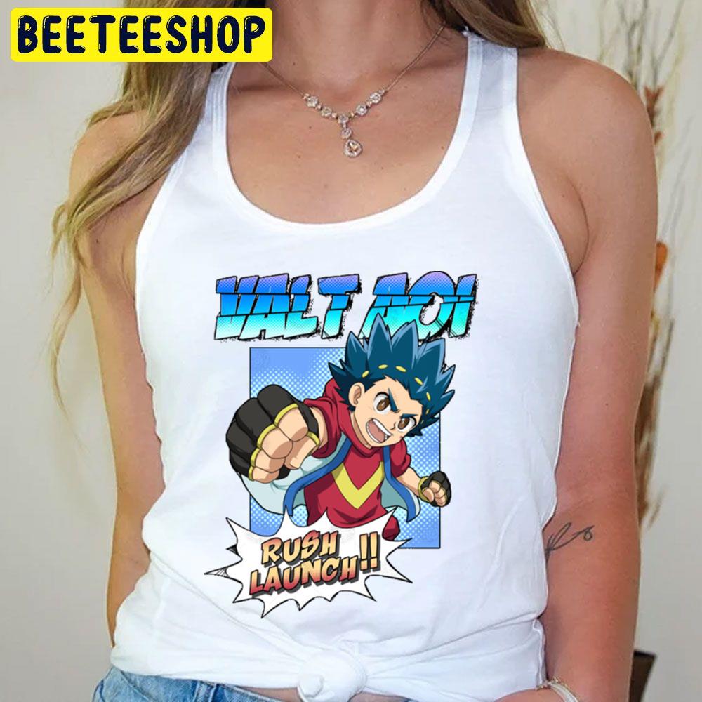 Valt Aoi Rush Launch Beyblade Trending Unisex T-Shirt Valt Aoi Rush Launch Beyblade Trending Unisex T-Shirt