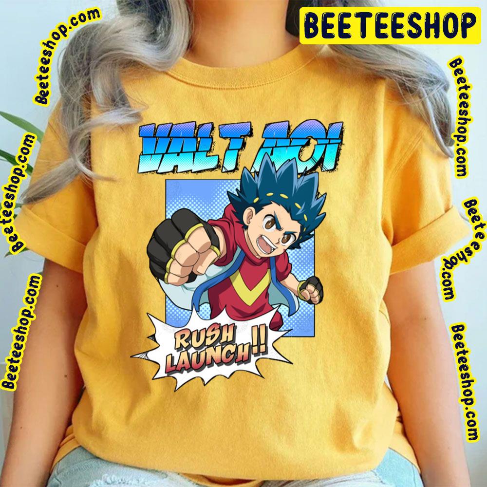 Valt Aoi Rush Launch Beyblade Trending Unisex T-Shirt Valt Aoi Rush Launch Beyblade Trending Unisex T-Shirt