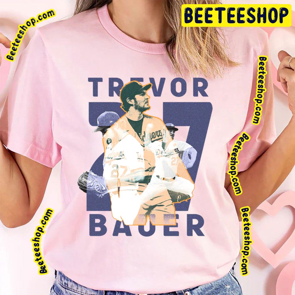 Vintage 27 Trevor Bauer Baseball Trending Unisex T-Shirt Vintage 27 Trevor Bauer Baseball Trending Unisex T-Shirt